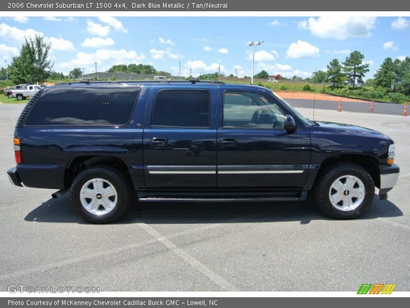 Dark Blue Metallic / Tan/Neutral 2006 Chevrolet Suburban LT 1500 4x4