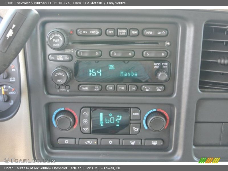 Dark Blue Metallic / Tan/Neutral 2006 Chevrolet Suburban LT 1500 4x4