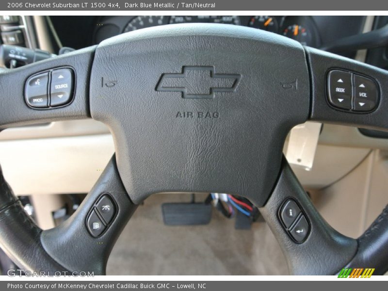 Dark Blue Metallic / Tan/Neutral 2006 Chevrolet Suburban LT 1500 4x4