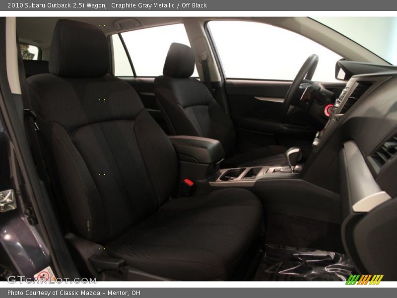 Front Seat of 2010 Outback 2.5i Wagon