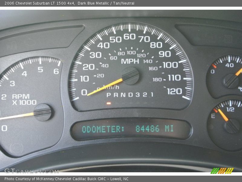 Dark Blue Metallic / Tan/Neutral 2006 Chevrolet Suburban LT 1500 4x4