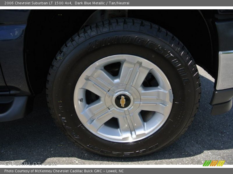 Dark Blue Metallic / Tan/Neutral 2006 Chevrolet Suburban LT 1500 4x4