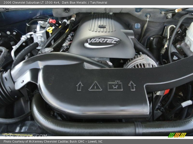 Dark Blue Metallic / Tan/Neutral 2006 Chevrolet Suburban LT 1500 4x4