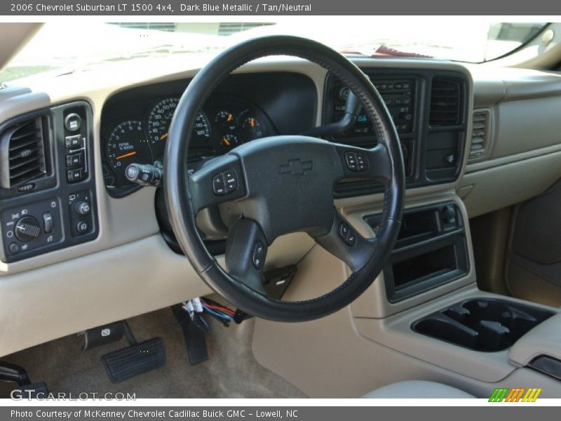 Dark Blue Metallic / Tan/Neutral 2006 Chevrolet Suburban LT 1500 4x4