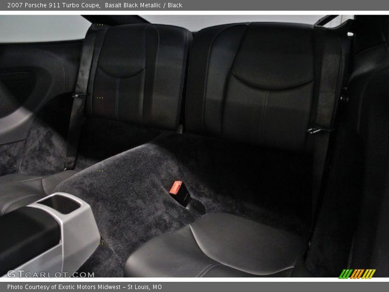 Basalt Black Metallic / Black 2007 Porsche 911 Turbo Coupe