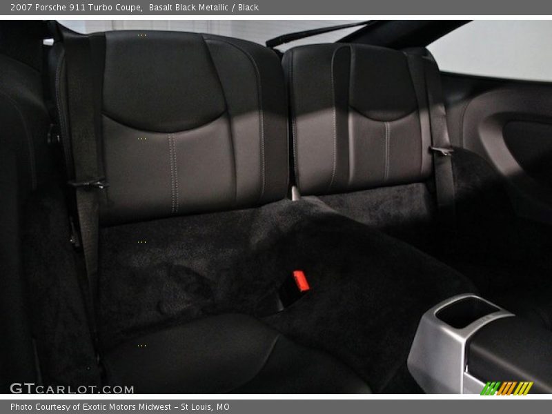 Basalt Black Metallic / Black 2007 Porsche 911 Turbo Coupe