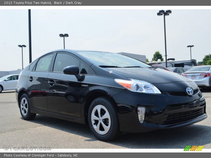Black / Dark Gray 2013 Toyota Prius Two Hybrid