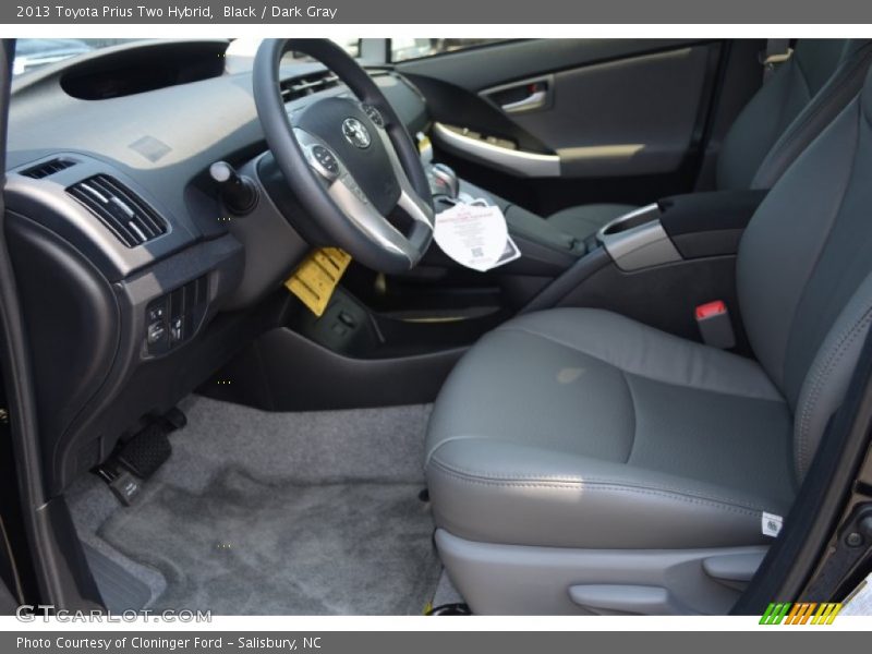 Black / Dark Gray 2013 Toyota Prius Two Hybrid