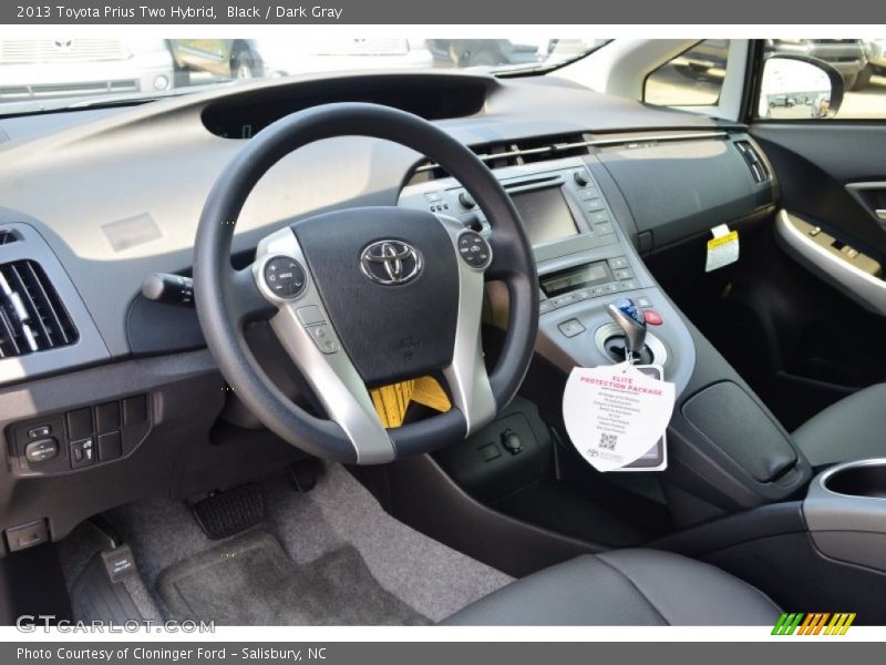 Black / Dark Gray 2013 Toyota Prius Two Hybrid