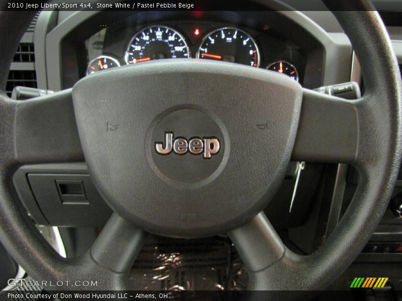 Stone White / Pastel Pebble Beige 2010 Jeep Liberty Sport 4x4