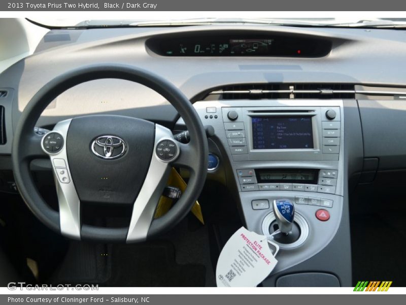 Black / Dark Gray 2013 Toyota Prius Two Hybrid