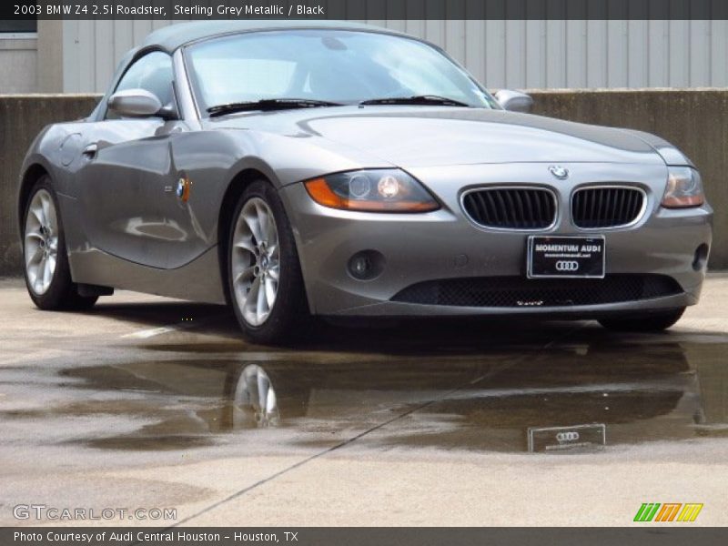 Sterling Grey Metallic / Black 2003 BMW Z4 2.5i Roadster