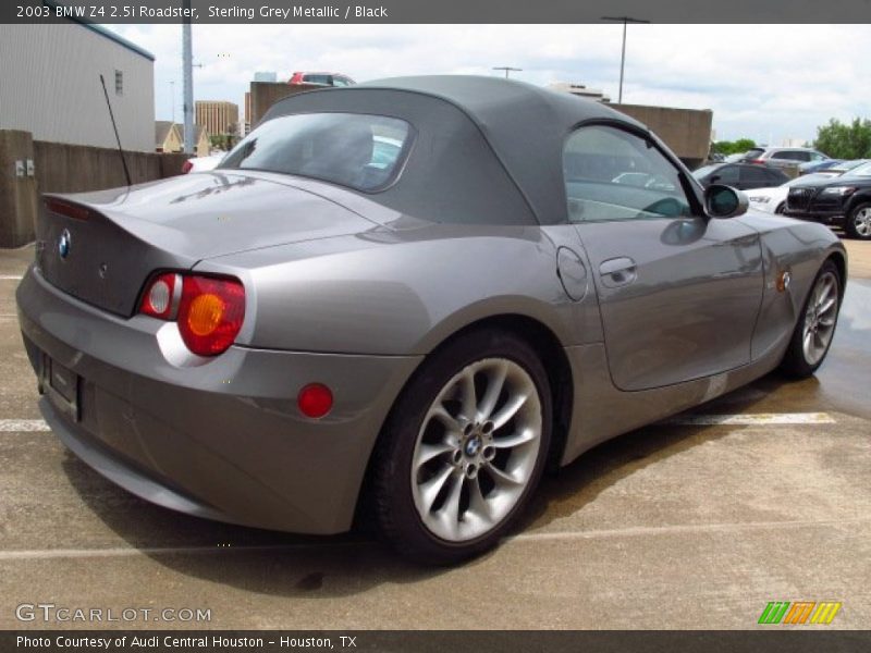 Sterling Grey Metallic / Black 2003 BMW Z4 2.5i Roadster