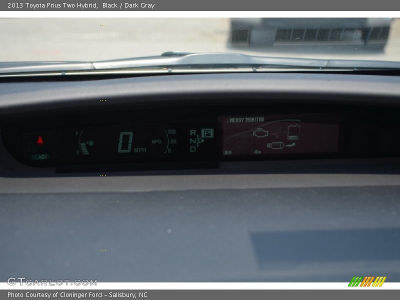 Black / Dark Gray 2013 Toyota Prius Two Hybrid