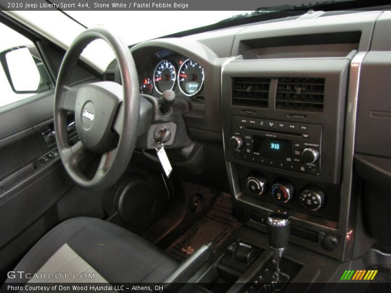 Stone White / Pastel Pebble Beige 2010 Jeep Liberty Sport 4x4