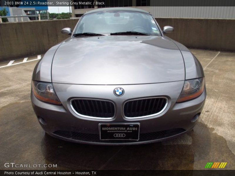 Sterling Grey Metallic / Black 2003 BMW Z4 2.5i Roadster