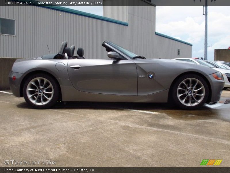 Sterling Grey Metallic / Black 2003 BMW Z4 2.5i Roadster