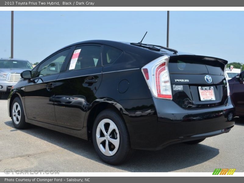 Black / Dark Gray 2013 Toyota Prius Two Hybrid