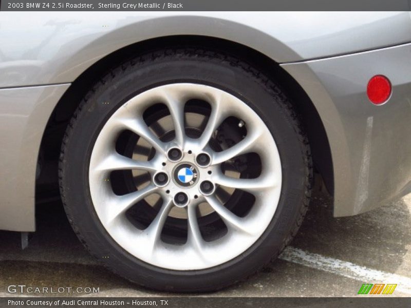 Sterling Grey Metallic / Black 2003 BMW Z4 2.5i Roadster