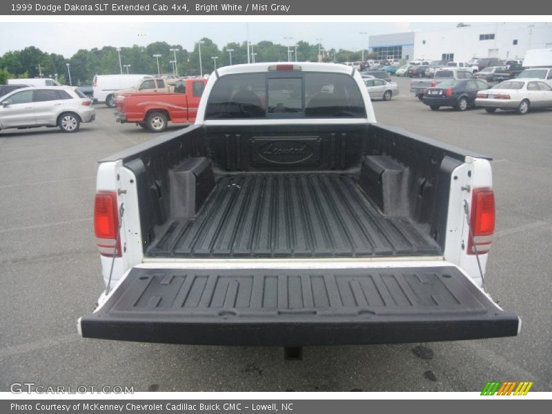 Bright White / Mist Gray 1999 Dodge Dakota SLT Extended Cab 4x4