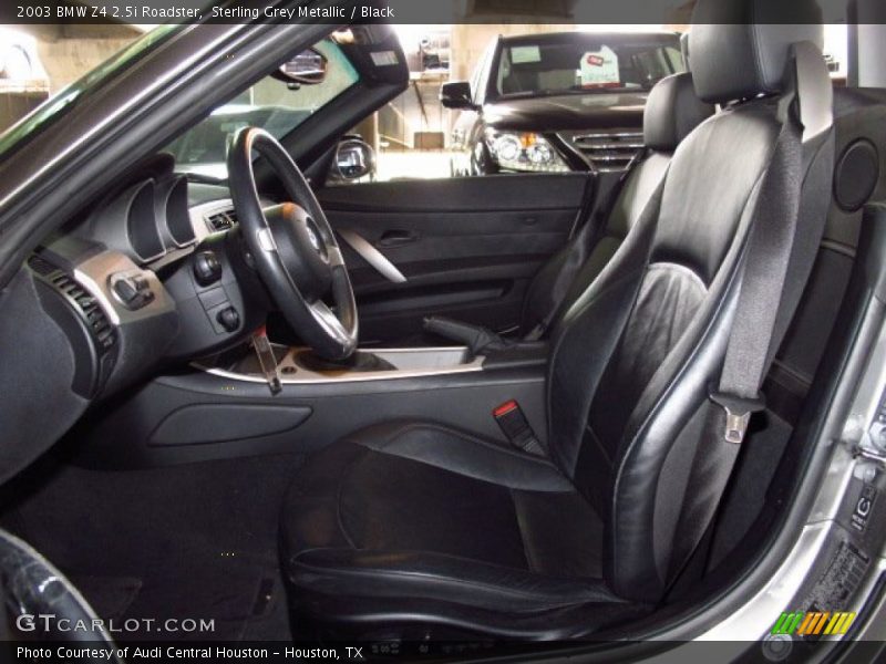 Sterling Grey Metallic / Black 2003 BMW Z4 2.5i Roadster
