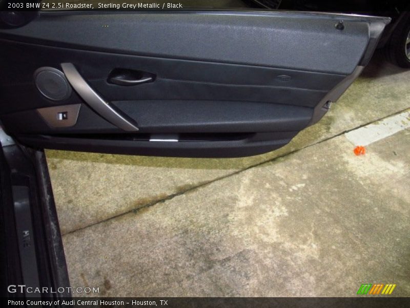 Sterling Grey Metallic / Black 2003 BMW Z4 2.5i Roadster