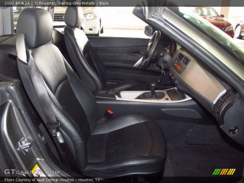 Sterling Grey Metallic / Black 2003 BMW Z4 2.5i Roadster
