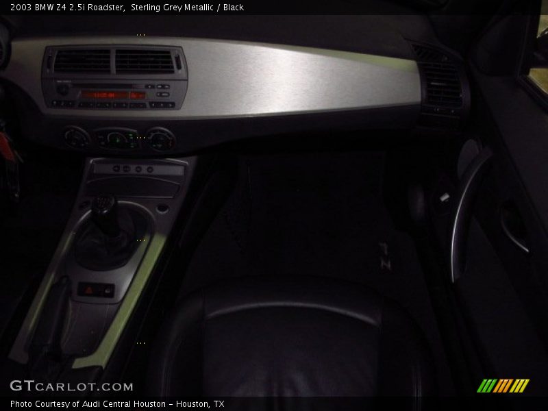 Sterling Grey Metallic / Black 2003 BMW Z4 2.5i Roadster