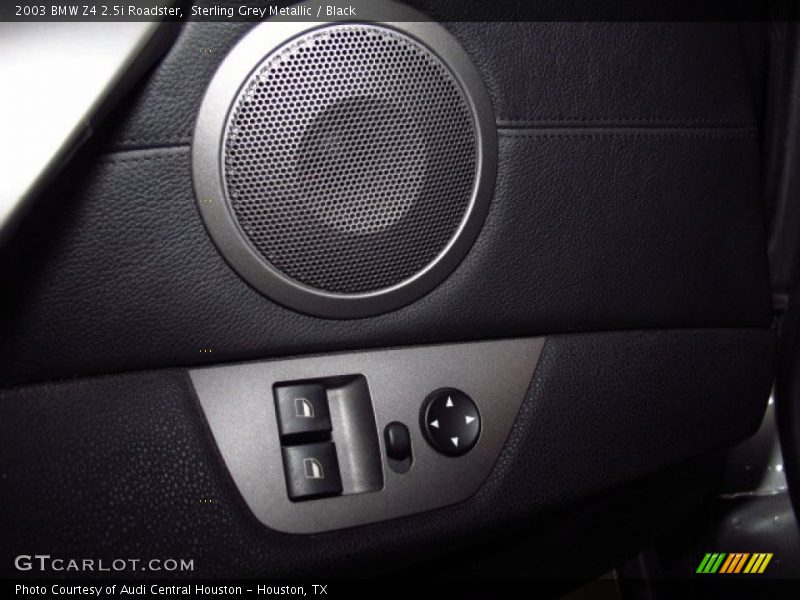Sterling Grey Metallic / Black 2003 BMW Z4 2.5i Roadster