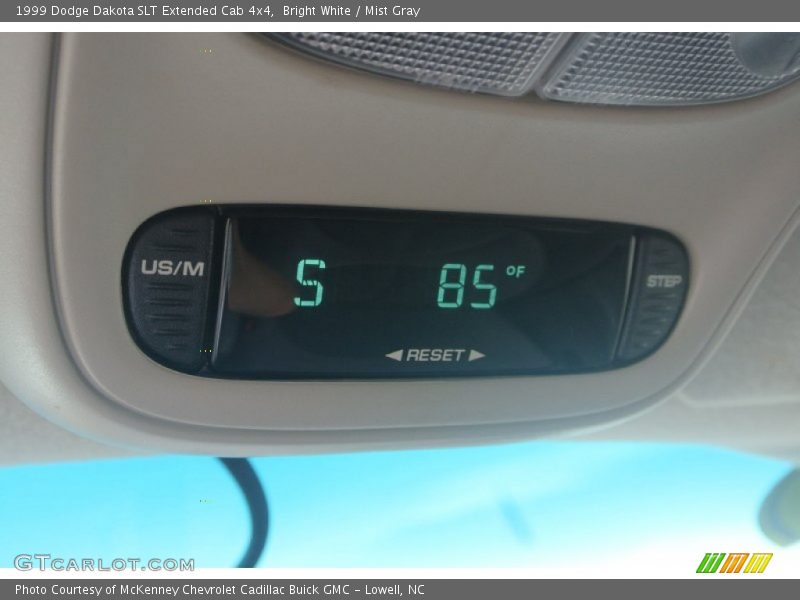 Bright White / Mist Gray 1999 Dodge Dakota SLT Extended Cab 4x4