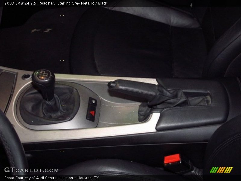 Sterling Grey Metallic / Black 2003 BMW Z4 2.5i Roadster