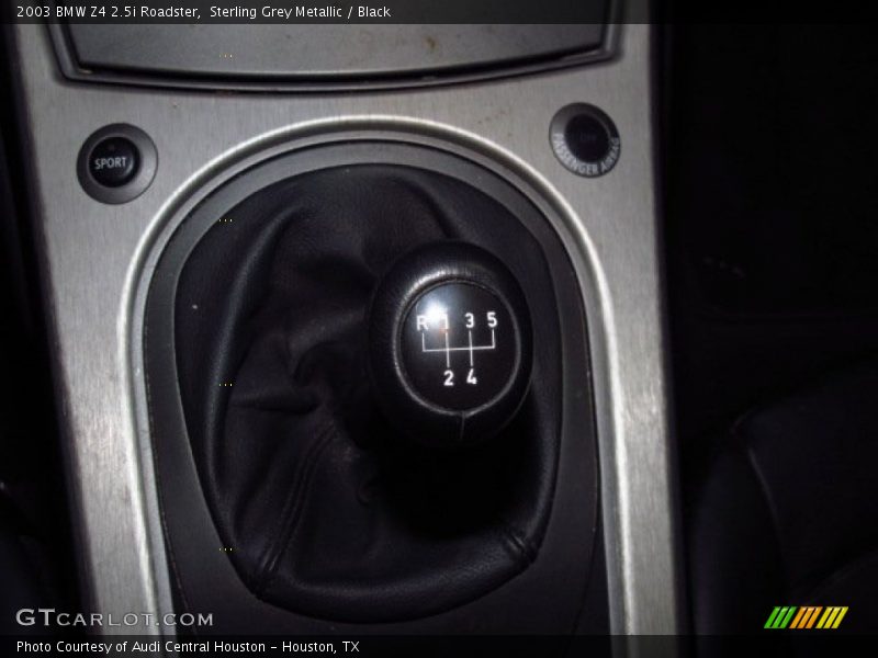 Sterling Grey Metallic / Black 2003 BMW Z4 2.5i Roadster
