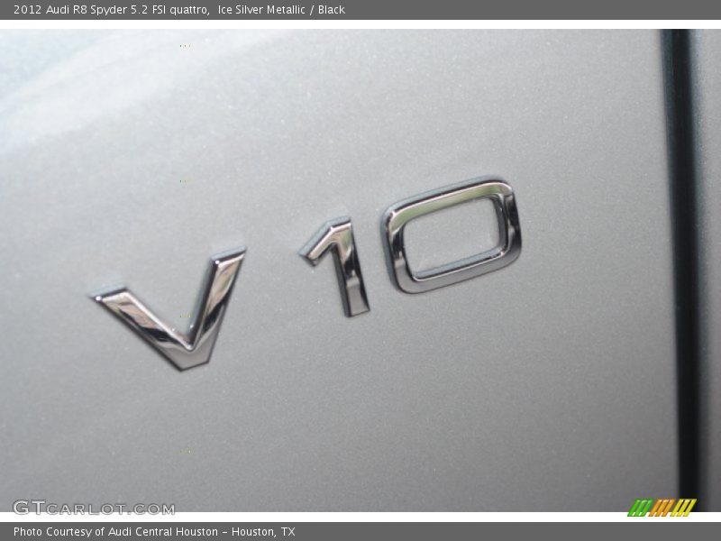 Ice Silver Metallic / Black 2012 Audi R8 Spyder 5.2 FSI quattro