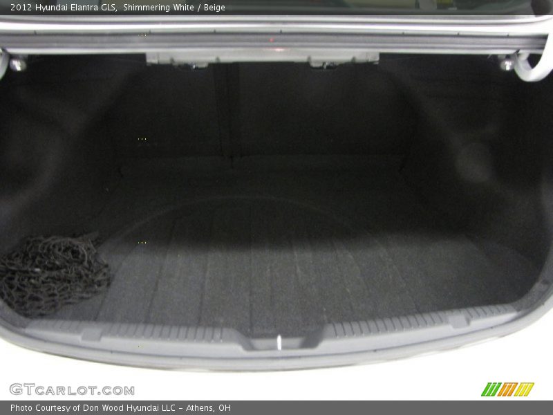 Shimmering White / Beige 2012 Hyundai Elantra GLS