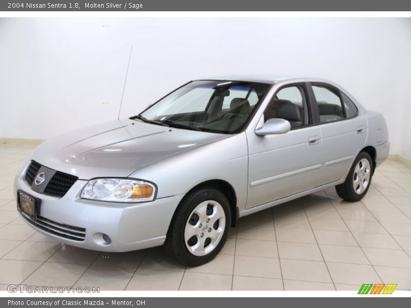 Molten Silver / Sage 2004 Nissan Sentra 1.8