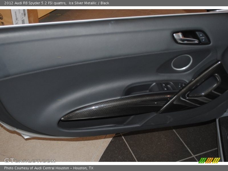 Ice Silver Metallic / Black 2012 Audi R8 Spyder 5.2 FSI quattro