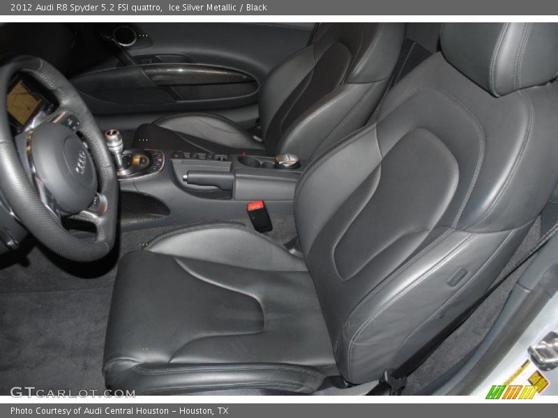 Front Seat of 2012 R8 Spyder 5.2 FSI quattro