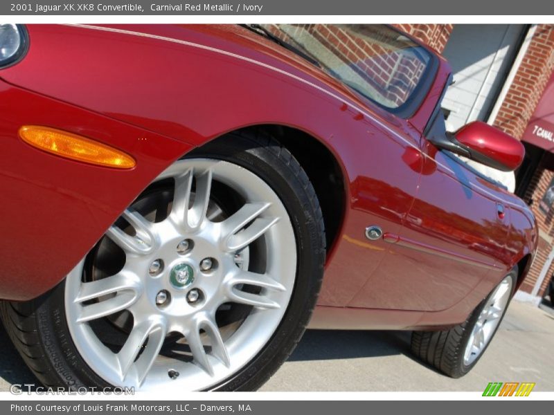 Carnival Red Metallic / Ivory 2001 Jaguar XK XK8 Convertible