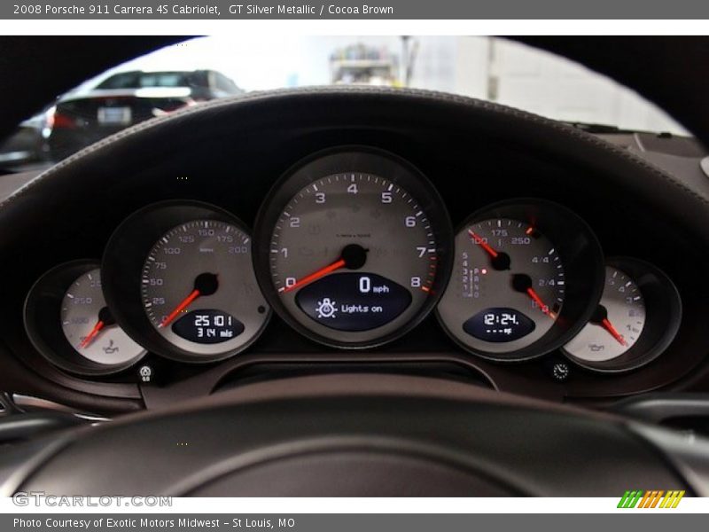  2008 911 Carrera 4S Cabriolet Carrera 4S Cabriolet Gauges