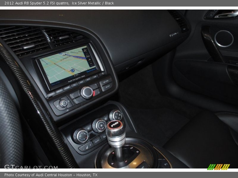 Ice Silver Metallic / Black 2012 Audi R8 Spyder 5.2 FSI quattro