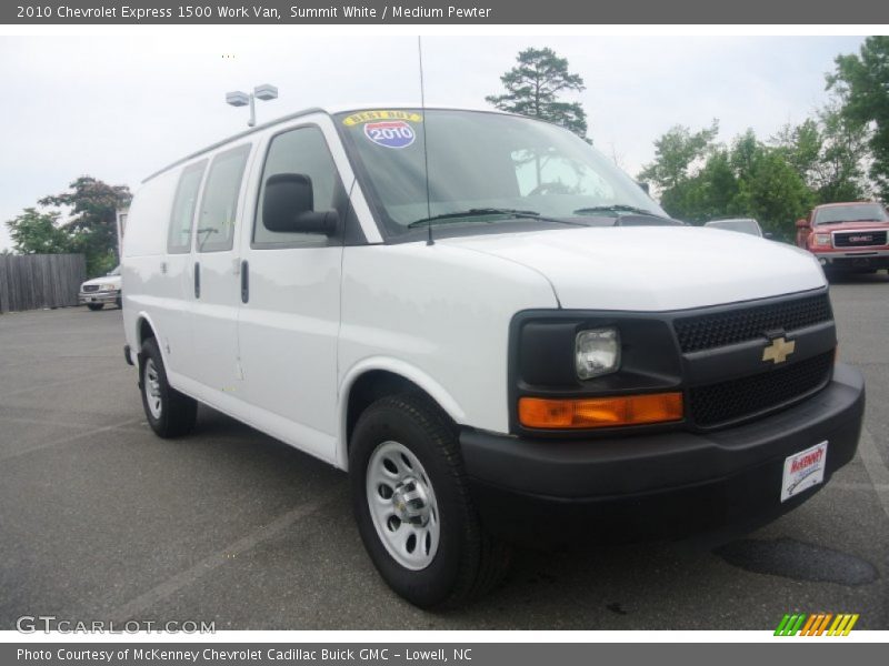 Summit White / Medium Pewter 2010 Chevrolet Express 1500 Work Van
