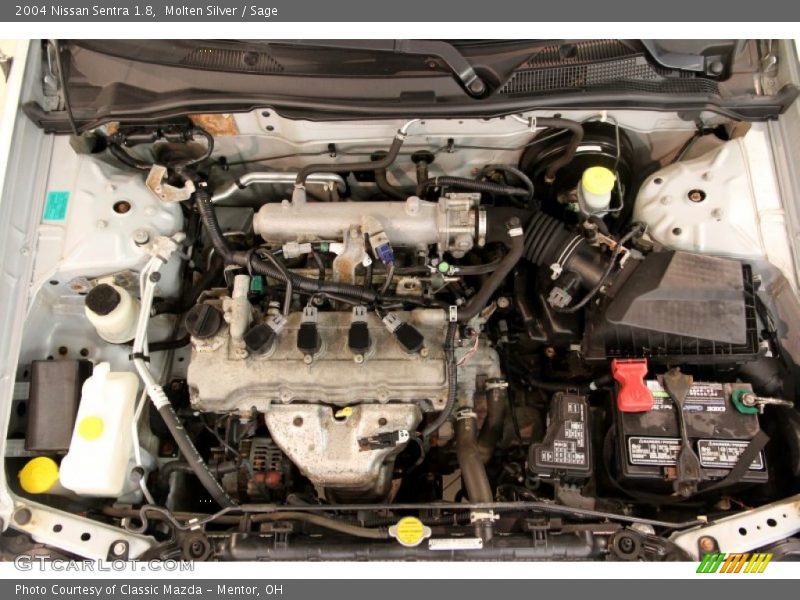 Molten Silver / Sage 2004 Nissan Sentra 1.8