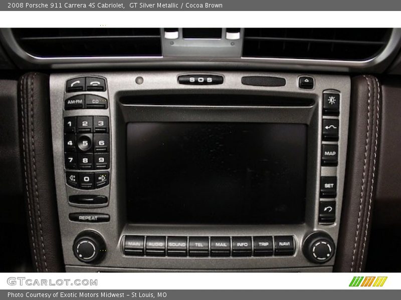 Controls of 2008 911 Carrera 4S Cabriolet