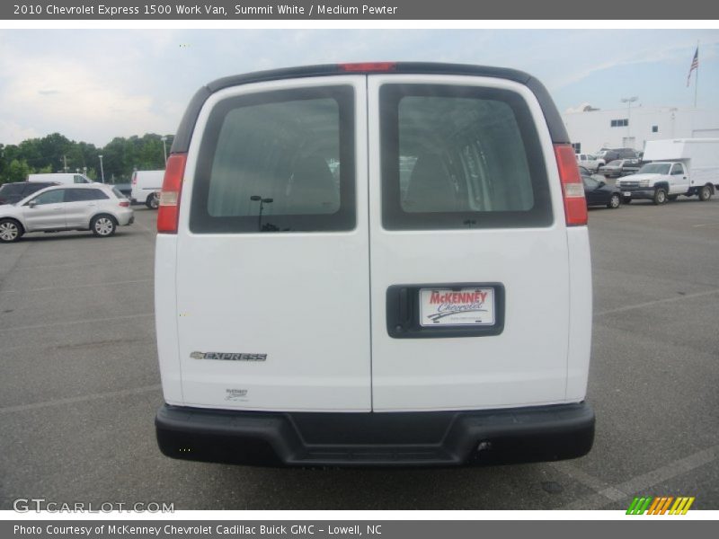 Summit White / Medium Pewter 2010 Chevrolet Express 1500 Work Van