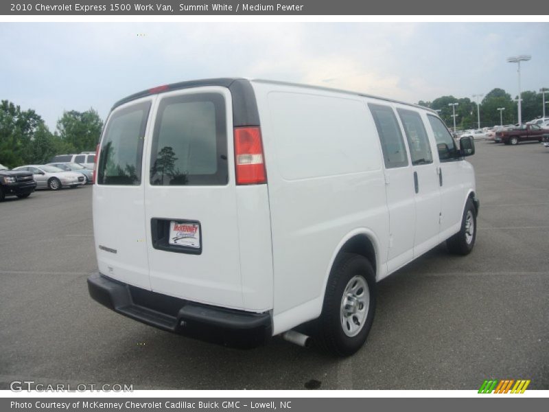 Summit White / Medium Pewter 2010 Chevrolet Express 1500 Work Van