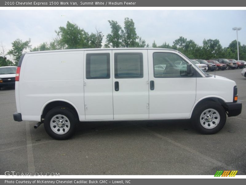 Summit White / Medium Pewter 2010 Chevrolet Express 1500 Work Van