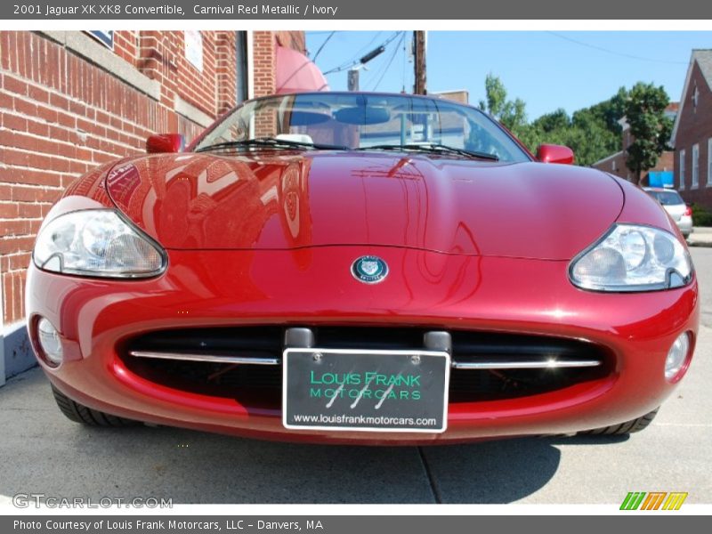 Carnival Red Metallic / Ivory 2001 Jaguar XK XK8 Convertible