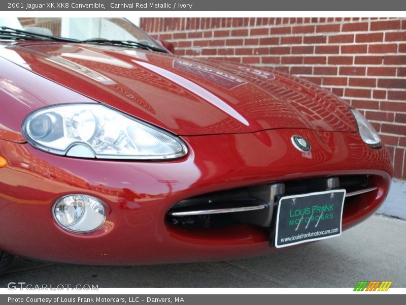Carnival Red Metallic / Ivory 2001 Jaguar XK XK8 Convertible