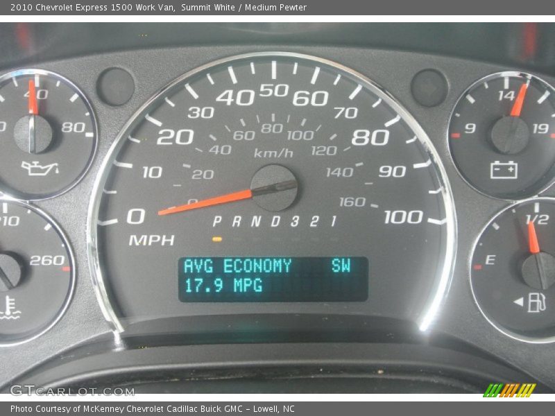 Summit White / Medium Pewter 2010 Chevrolet Express 1500 Work Van