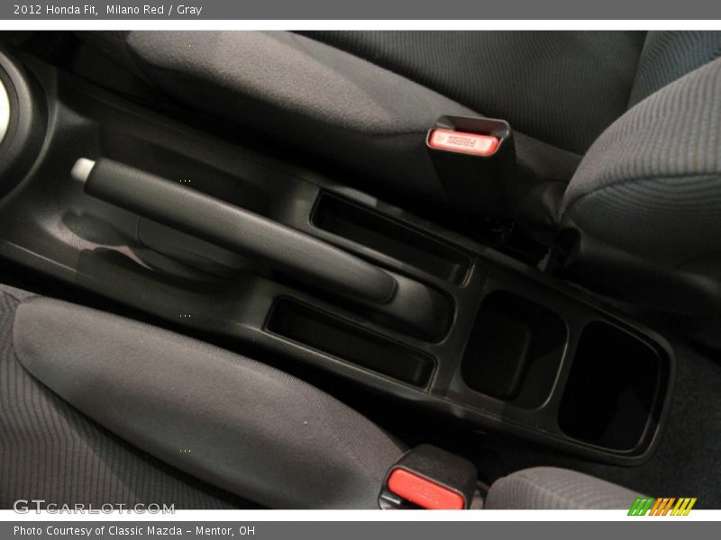 Milano Red / Gray 2012 Honda Fit